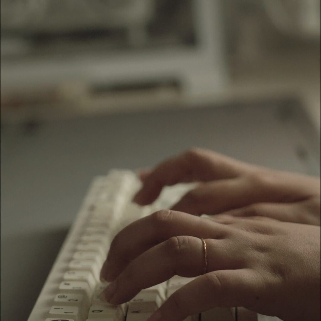 typing in keyboard