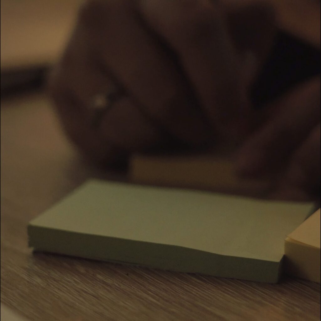 writing in notepad
